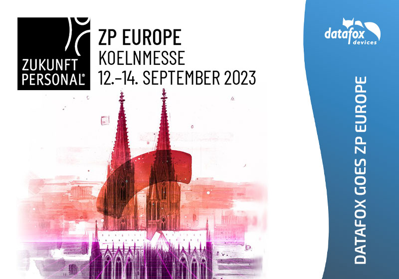 Banner Datafox auf der ZP Europe